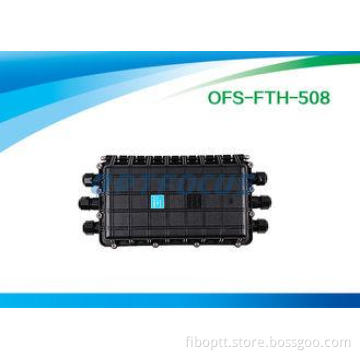 72 Cores Fiber Optic Enclosures Wall Mount 6 Port Horizonta